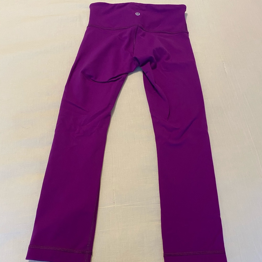Lululemon purple crop